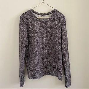 lululemon athletica Black and White Long Sleeve Top